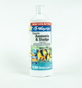 Labelled Ammonia and sludge bottle