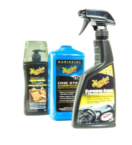 Car care products labelled