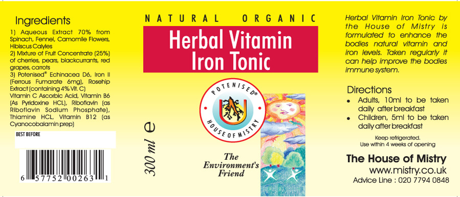 CS Labels Herbal Vitamin Label - Health Supplements