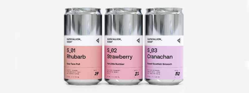 Runaway Brewery Rapscallion-Soda-Seasonal-Line Digitally Printed Labels- with materials and Adhesive