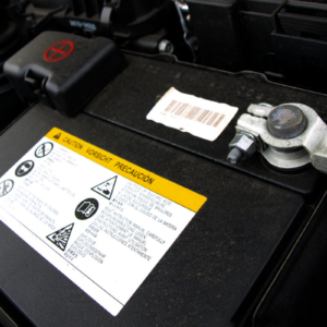 CS Labels additional battery warning label Automotive Battery Labels
